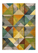 ALFOMBRA MATRIX 24064 DE ESTILO GEOMÉTRICO EN MULTICOLOR - Alfombras - El Workshop-120 x 60 x 1.3 cm