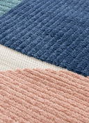ALFOMBRA MILA 23522 DE ESTILO GEOMÉTRICO CON RELIEVE EN MULTICOLOR - Alfombras - El Workshop-150 x 80 x 0.5 cm