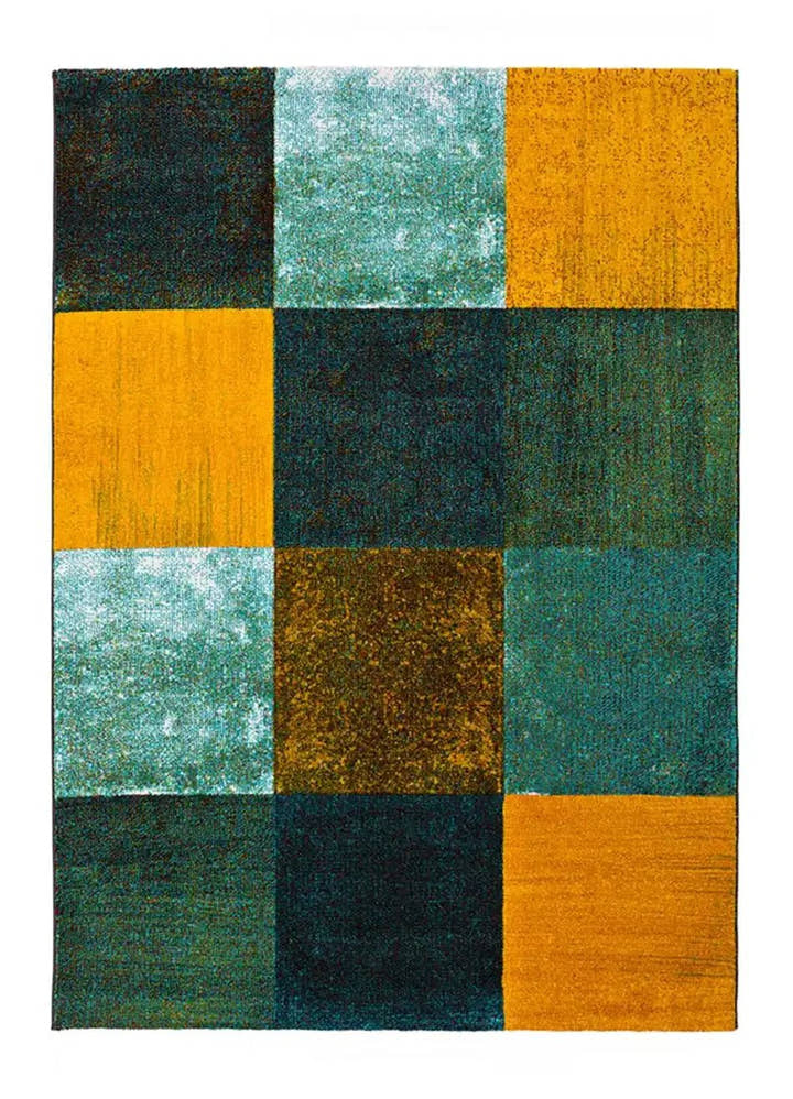 ALFOMBRA MOAR 16187 DE ESTILO GEOMÉTRICO EN MULTICOLOR - Alfombras - El Workshop-120 x 60 x 1.3 cm
