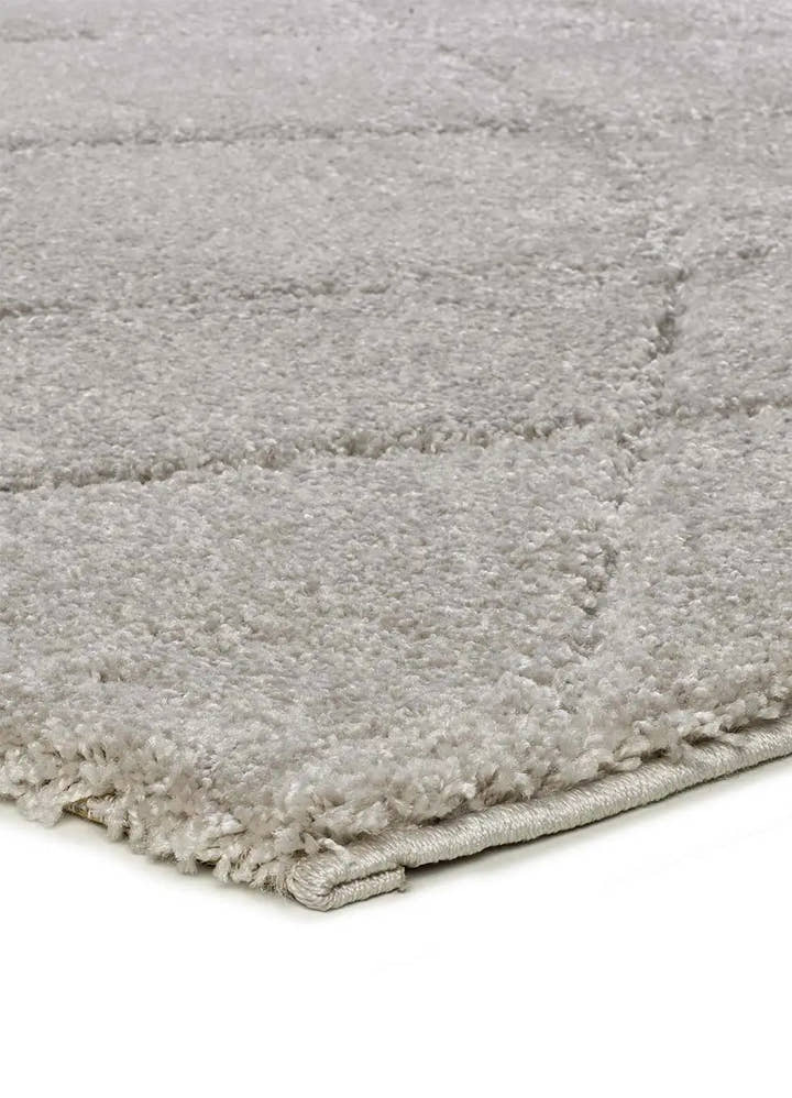 ALFOMBRA MOLIER 8785 DE ESTILO SHAGGY EN COLOR PLATA - Alfombras - El Workshop-120 x 60 x 2.5 cm