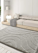ALFOMBRA MOLIER 8786 DE ESTILO SHAGGY EN COLOR PLATA - Alfombras - El Workshop-120 x 60 x 2.5 cm