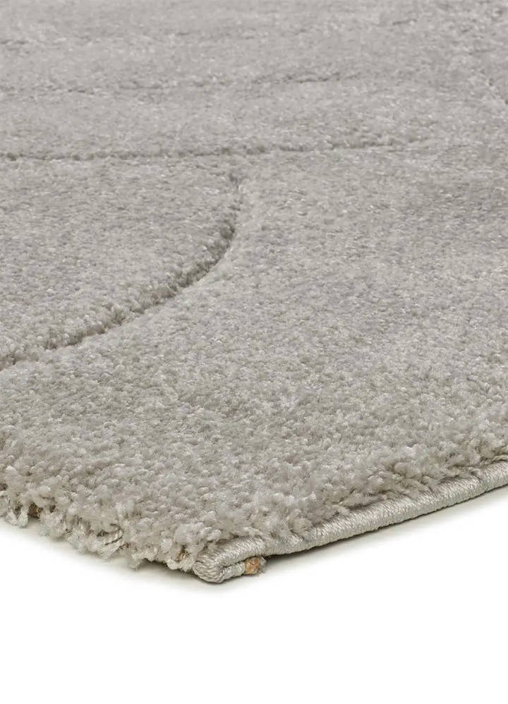 ALFOMBRA MOLIER 8786 DE ESTILO SHAGGY EN COLOR PLATA - Alfombras - El Workshop-120 x 60 x 2.5 cm