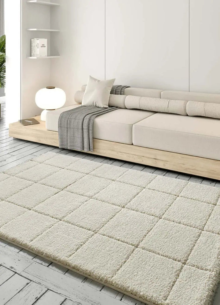 MOLIER 8787 SHAGGY RUG IN WHITE