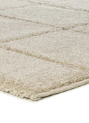 ALFOMBRA MOLIER 8787 DE ESTILO SHAGGY EN COLOR BLANCO - Alfombras - El Workshop-120 x 60 x 2.5 cm