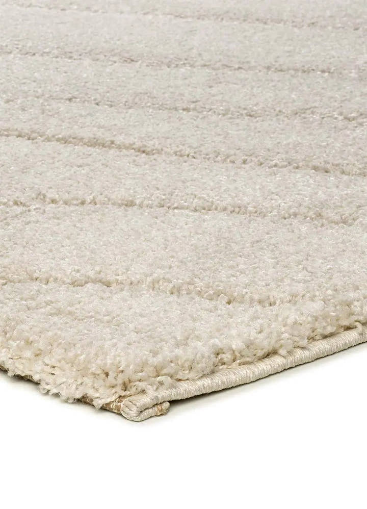 ALFOMBRA MOLIER 8789 DE ESTILO SHAGGY EN COLOR BLANCO - Alfombras - El Workshop-120 x 60 x 2.5 cm