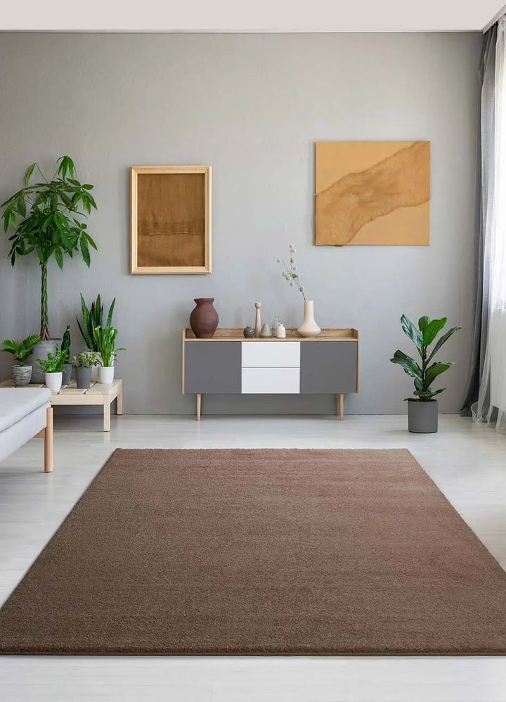 MONTANA PLAIN RUG IN MINIMALIST STYLE AND BEIGE COLOR