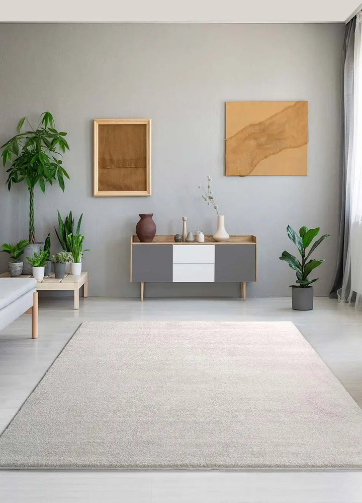 MONTANA PLAIN CARPET IN MINIMALIST STYLE AND WHITE