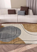 ALFOMBRA NEW YORK 12795 DE ESTILO GEOMÉTRICO EN MULTICOLOR - Alfombras - El Workshop-150 x 80 x 1 cm