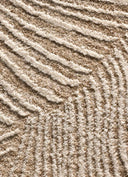 ALFOMBRA ONA 52100 DE ESTILO GEOMÉTRICO EN COLOR BEIGE en ambiente decorado (3)