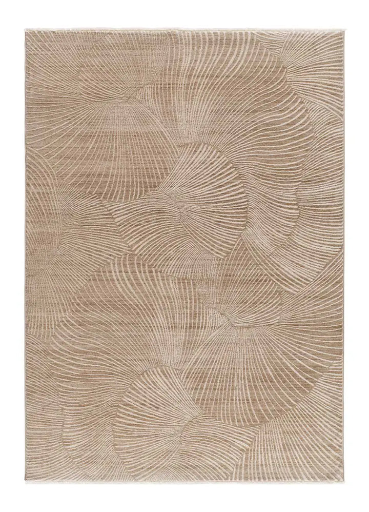 ALFOMBRA ONA 52100 DE ESTILO GEOMÉTRICO EN COLOR BEIGE, foto de producto