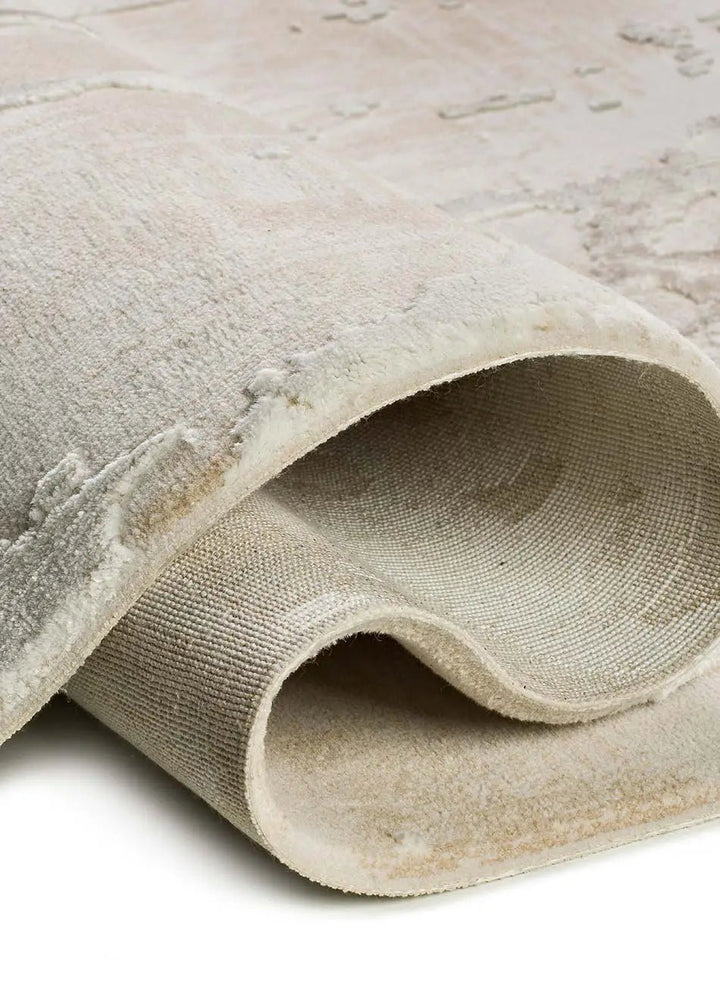 ALFOMBRA ORIS 4208 DE ESTILO MODERNO EFECTO MÁRMOL EN COLOR BEIGE - Alfombras - El Workshop-150 x 77 x 1 cm