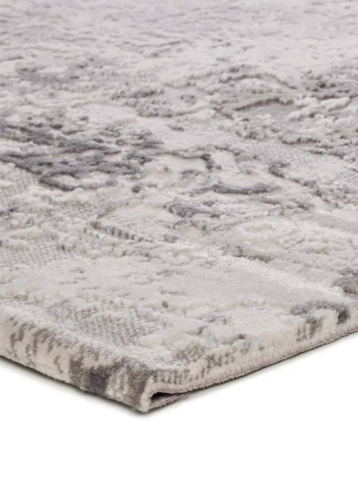 ALFOMBRA ORIS 4222 DE ESTILO ABSTRACTO EN COLOR GRIS - Alfombras - El Workshop-150 x 77 x 1 cm