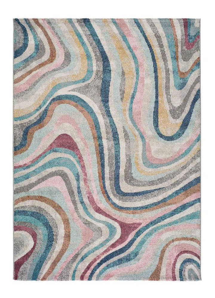 ALFOMBRA PARMA 20055 DE ESTILO ABSTRACTO EN MULTICOLOR - Alfombras - El Workshop-120 x 60 x 0.9 cm