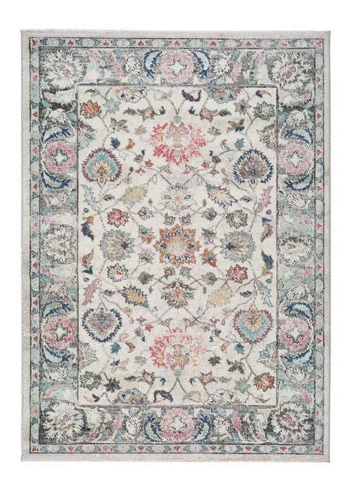ALFOMBRA PARMA 20297 DE ESTILO VINTAGE EN MULTICOLOR - Alfombras - El Workshop-170 x 120 x 0.9 cm