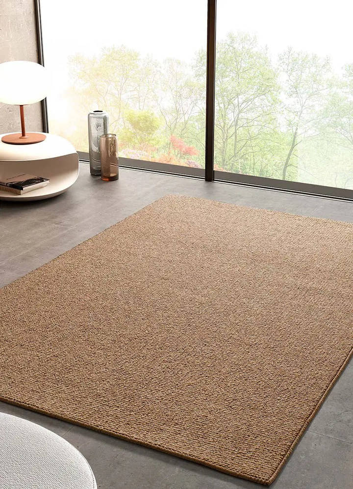 ALFOMBRA PETRA LISO DE ESTILO MINIMALISTA EN COLOR NATURAL - Alfombras - El Workshop-150 x 80 x 1 cm