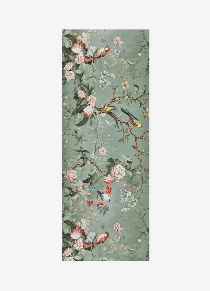 ALFOMBRA DE COCINA RICCI MONET CON ESTAMPADO FLORAL EN MULTICOLOR, foto de producto sobre fondo gris de estudio