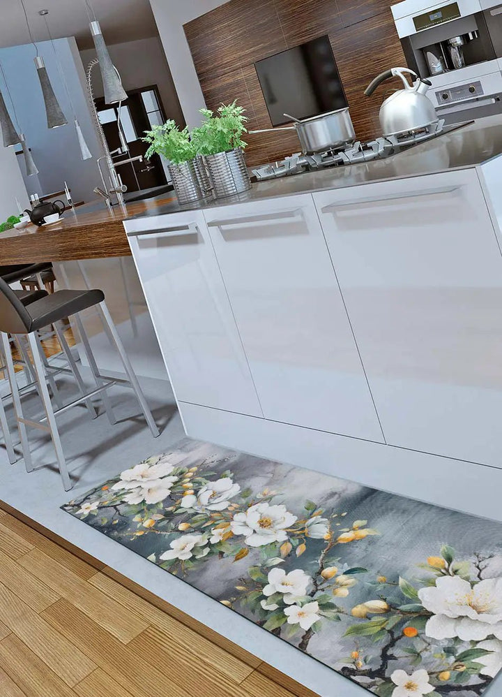 ALFOMBRA DE COCINA RICCI SARA CON ESTAMPADO FLORAL EN MULTICOLOR
