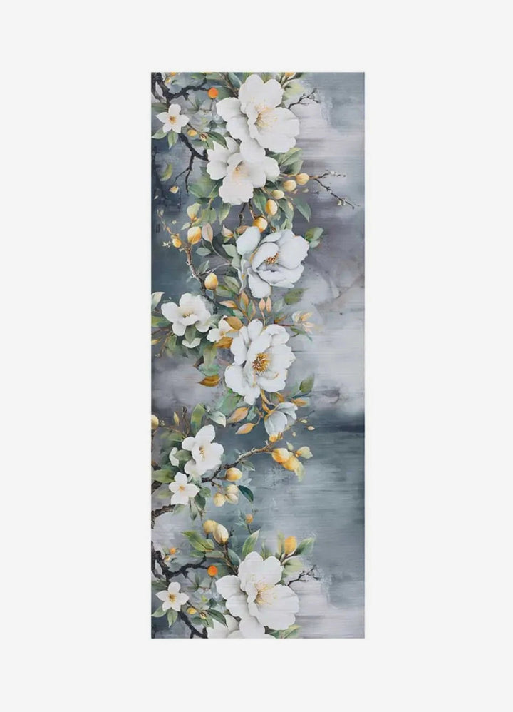 ALFOMBRA DE COCINA RICCI SARA CON ESTAMPADO FLORAL EN MULTICOLOR, foto de producto sobre fondo gris de estudio