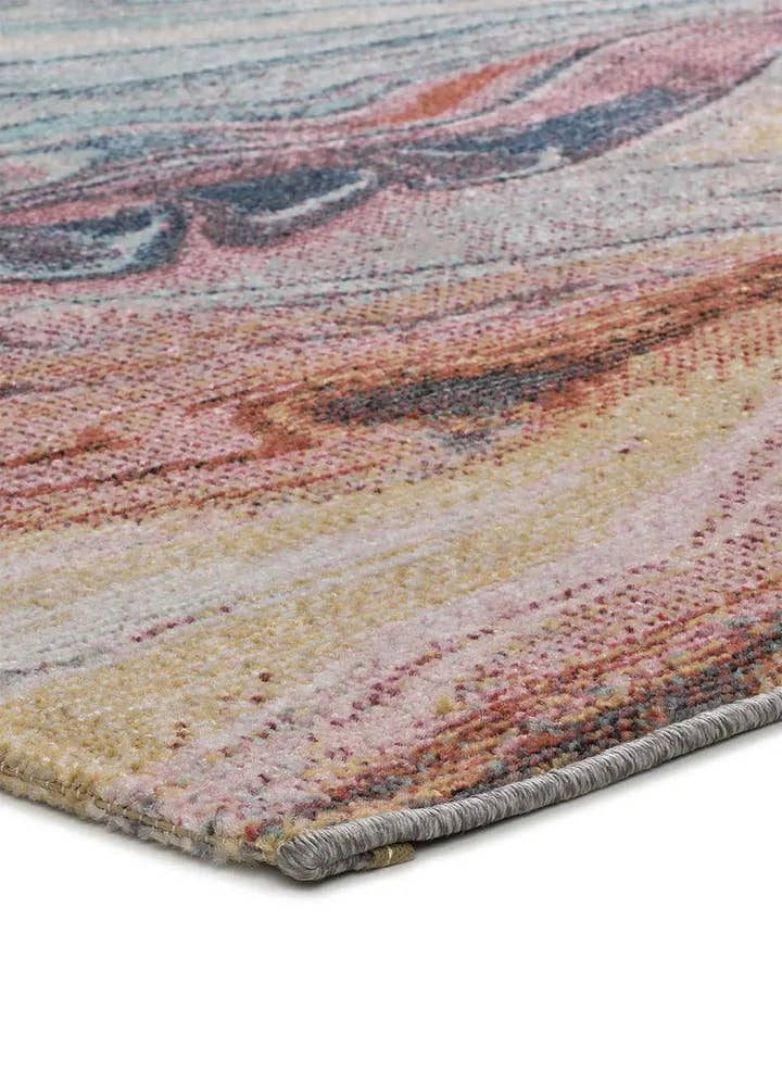 ALFOMBRA SAMARA 54572 DE ESTILO ABSTRACTO EN MULTICOLOR - Alfombras - El Workshop-150 x 80 x 0.4 cm