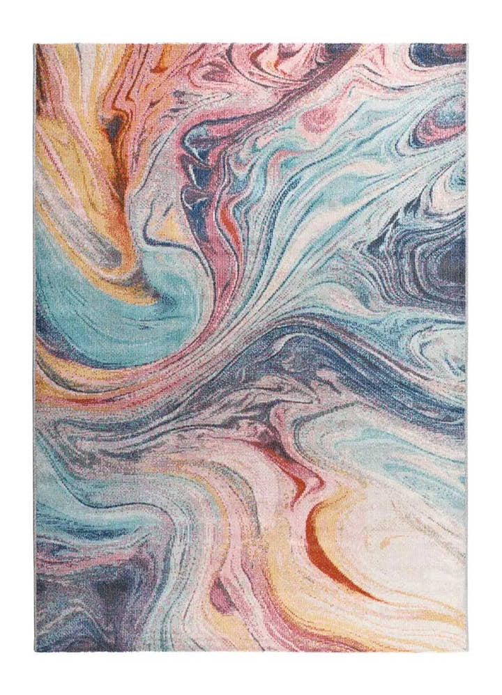 ALFOMBRA SAMARA 54572 DE ESTILO ABSTRACTO EN MULTICOLOR - Alfombras - El Workshop-150 x 80 x 0.4 cm