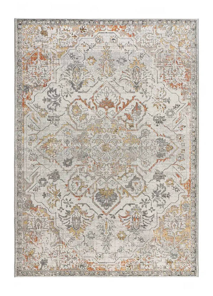 ALFOMBRA SAMARA 54574 DE ESTILO VINTAGE EN COLOR BEIGE - Alfombras - El Workshop-150 x 80 x 0.4 cm
