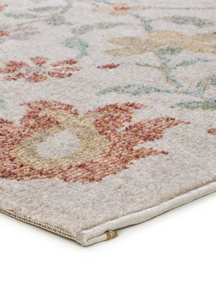ALFOMBRA SAMARA 54578 DE ESTILO FLORAL EN MULTICOLOR - Alfombras - El Workshop-150 x 80 x 0.4 cm
