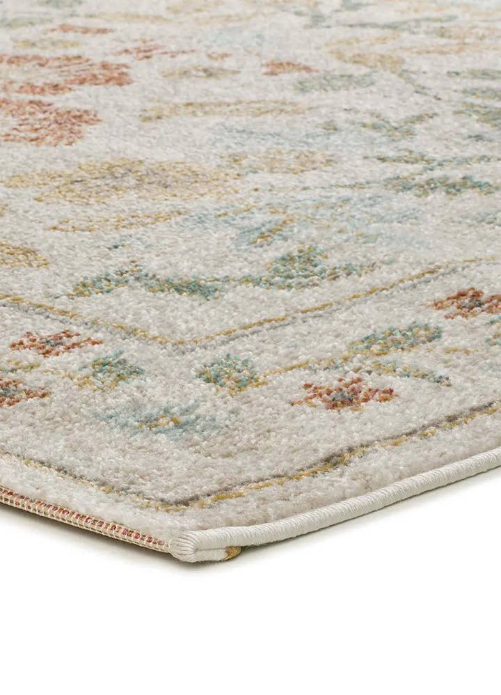ALFOMBRA SAMARA 54587 DE ESTILO FLORAL EN MULTICOLOR - Alfombras - El Workshop-150 x 80 x 0.4 cm