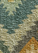 Alfombra Serak 1049 de estilo étnico en multicolor, detalle de la textura