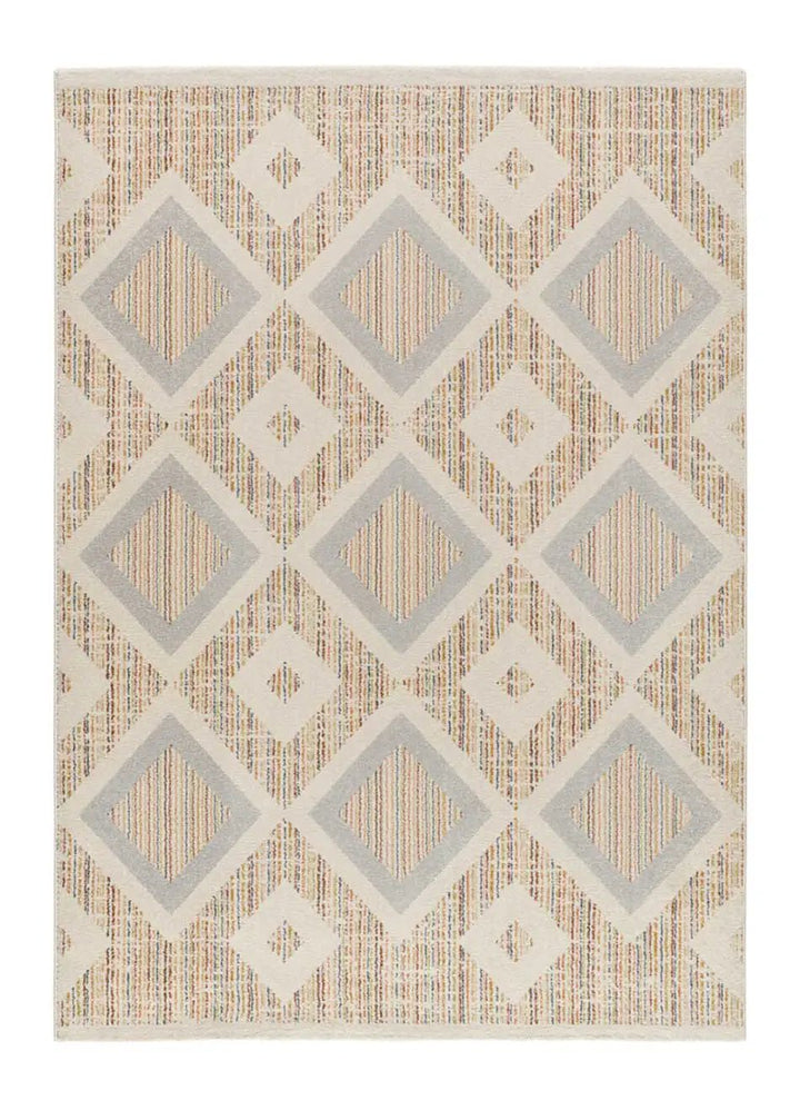 ALFOMBRA SIROCO 16804 DE ESTILO GEOMÉTRICO EN MULTICOLOR, foto de producto (2)