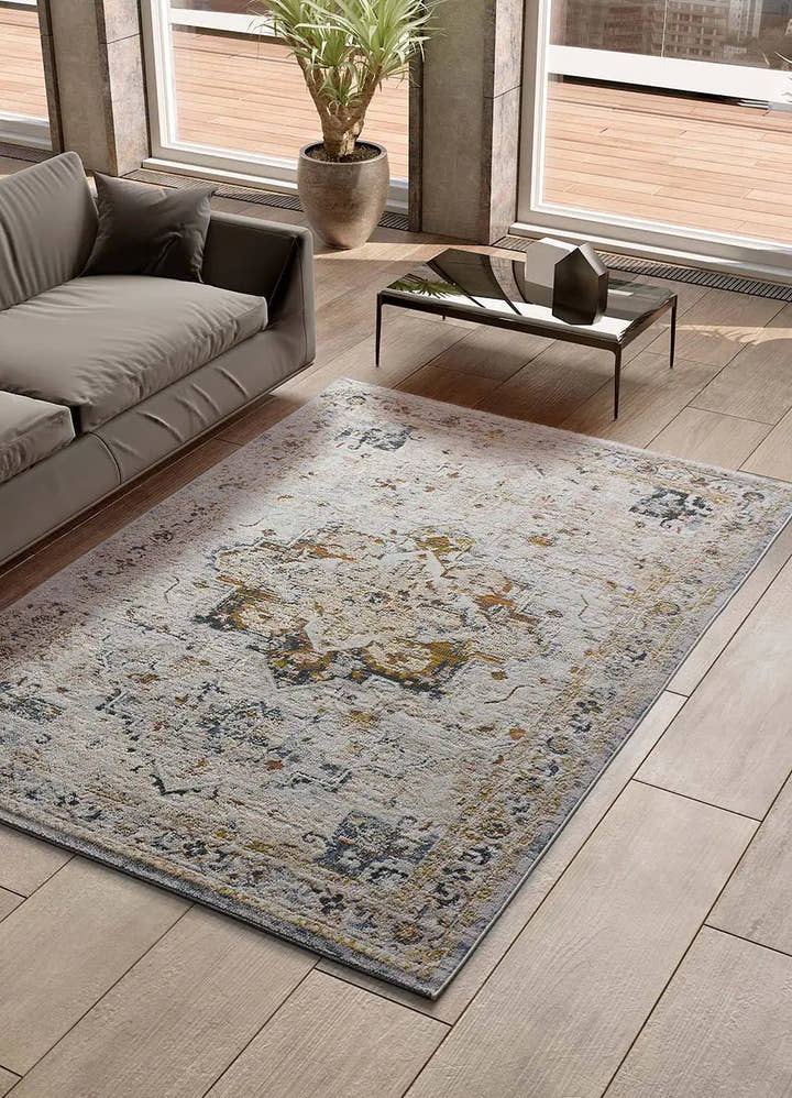 ALFOMBRA SPRINGS 2175 DE ESTILO VINTAGE EN MULTICOLOR - Alfombras - El Workshop-150 x 77 x 0.6 cm