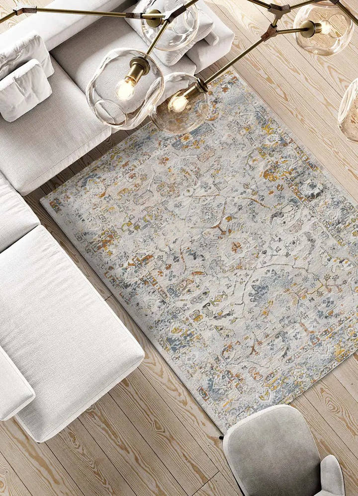 ALFOMBRA SPRINGS 3898 DE ESTILO VINTAGE EN MULTICOLOR - Alfombras - El Workshop-150 x 77 x 0.6 cm