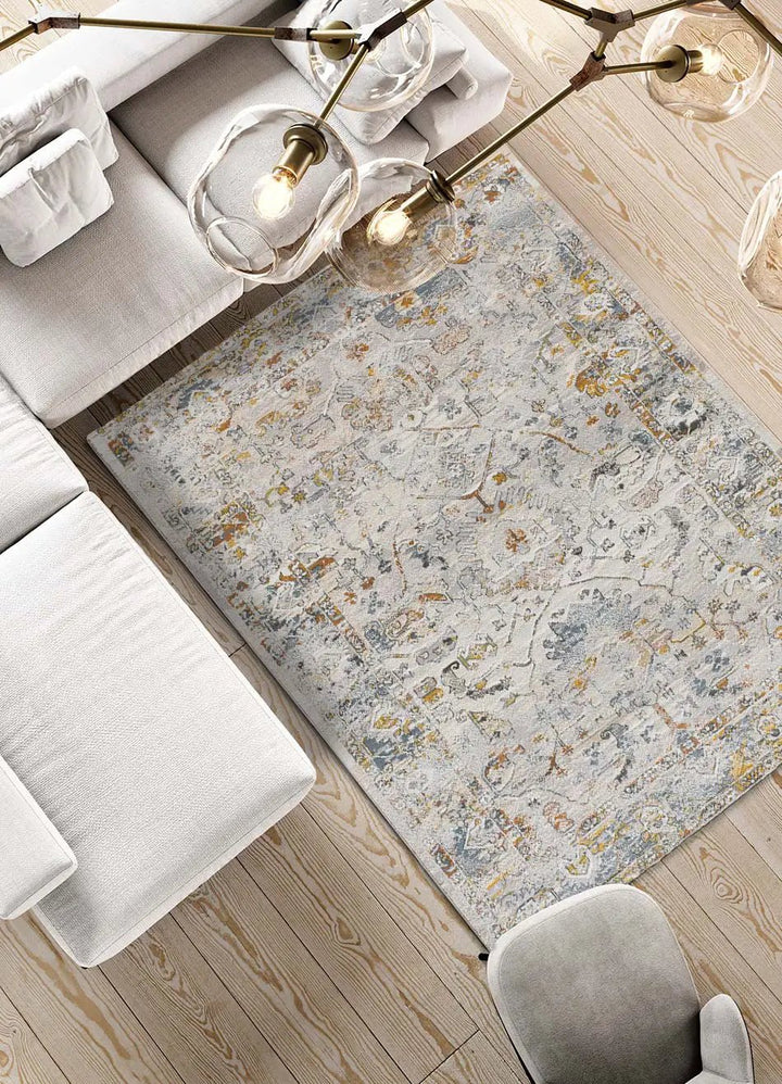 ALFOMBRA SPRINGS 3898 DE ESTILO VINTAGE EN MULTICOLOR