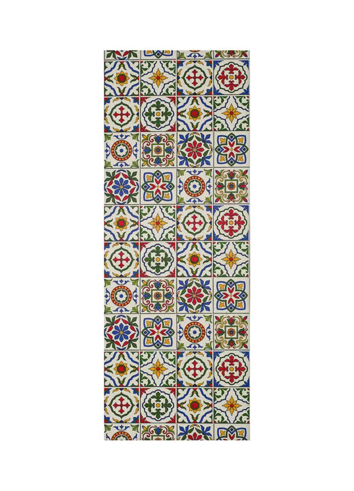 ALFOMBRA DE COCINA SPRINTY AMALFI CON ESTAMPADO BOHEMIO EN MULTICOLOR - Alfombras - El Workshop-100 x 52 x 0.3 cm