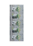 ALFOMBRA DE COCINA SPRINTY CAMOMILLA CON ESTAMPADO FLORAL EN COLOR GRIS - Alfombras - El Workshop-100 x 52 x 0.3 cm