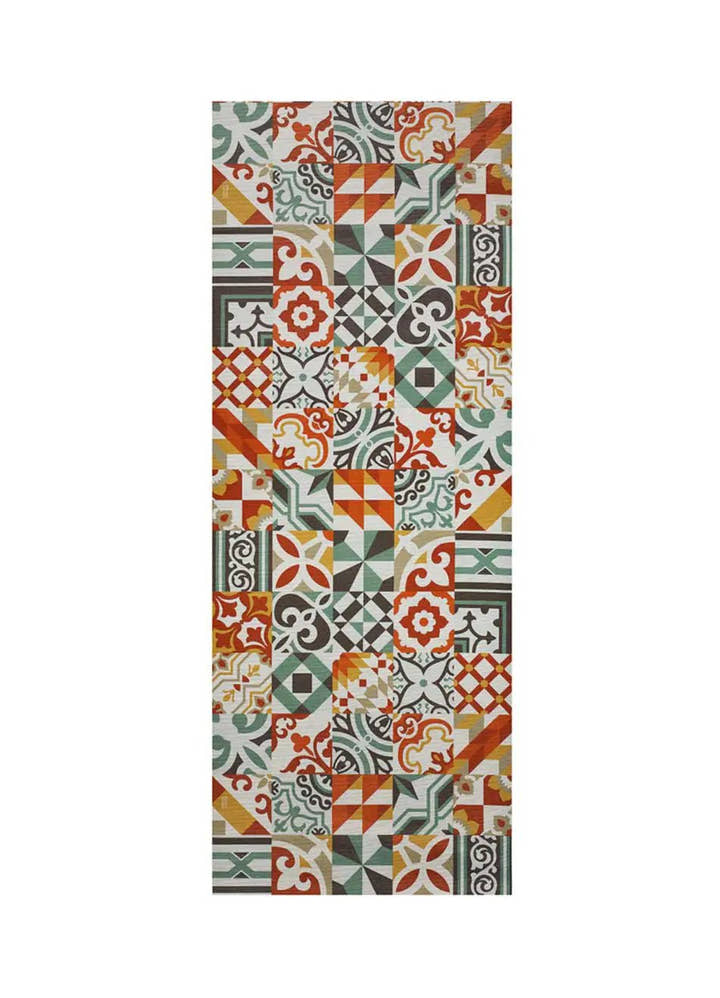 ALFOMBRA DE COCINA SPRINTY TOSCANELLA CON ESTAMPADO BOHEMIO EN MULTICOLOR - Alfombras - El Workshop-100 x 52 x 0.3 cm