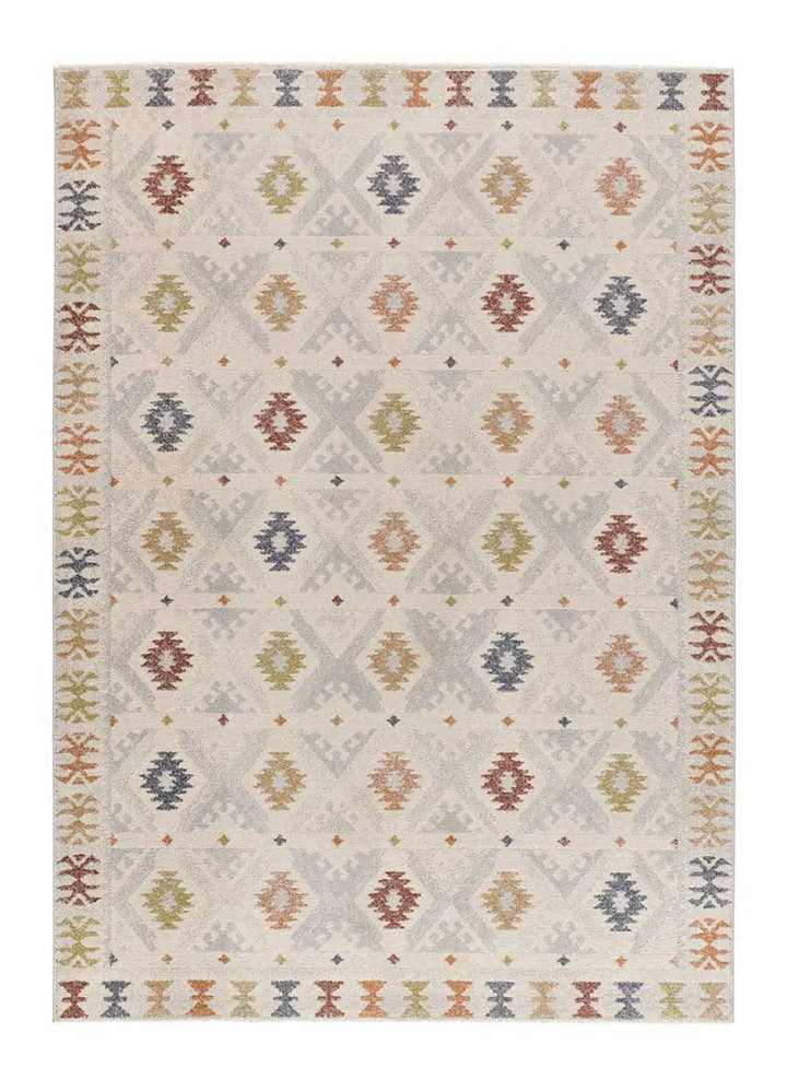 ALFOMBRA TAMARIS 16805 DE ESTILO ÉTNICO EN MULTICOLOR - Alfombras - El Workshop-200 x 80 x 1.3 cm