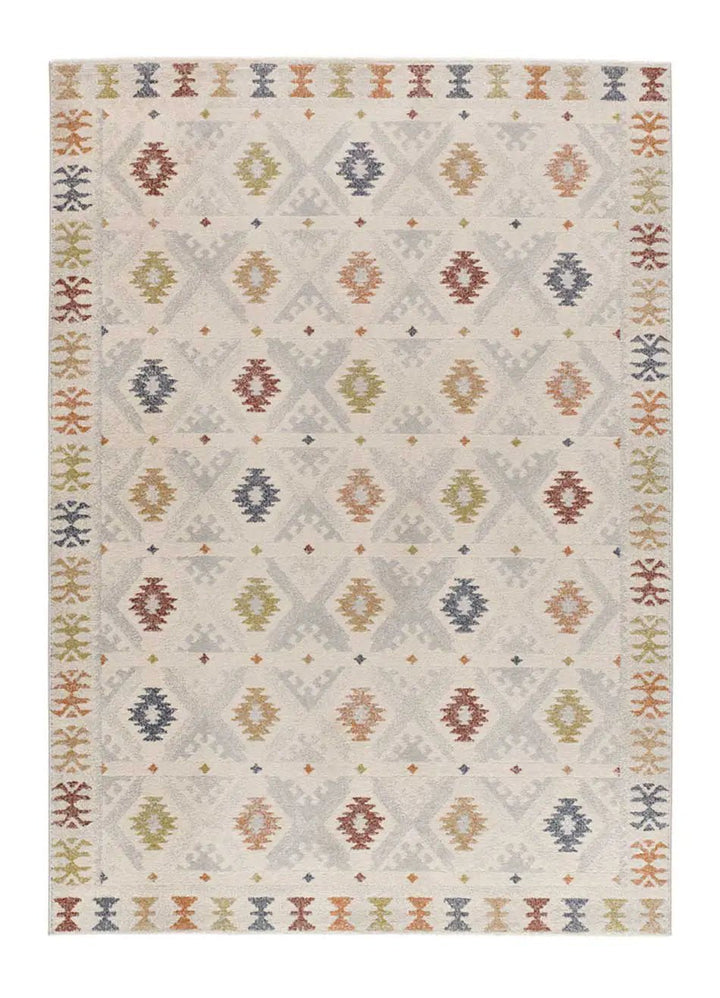 ALFOMBRA TAMARIS 16805 DE ESTILO ÉTNICO EN MULTICOLOR - Alfombras - El Workshop-200 x 80 x 1.3 cm