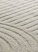 ALFOMBRA VERONA 2293 DE ESTILO GEOMÉTRICO CON RELIEVE EN COLOR CREMA - Alfombras - El Workshop-150 x 80 x 1.4 cm