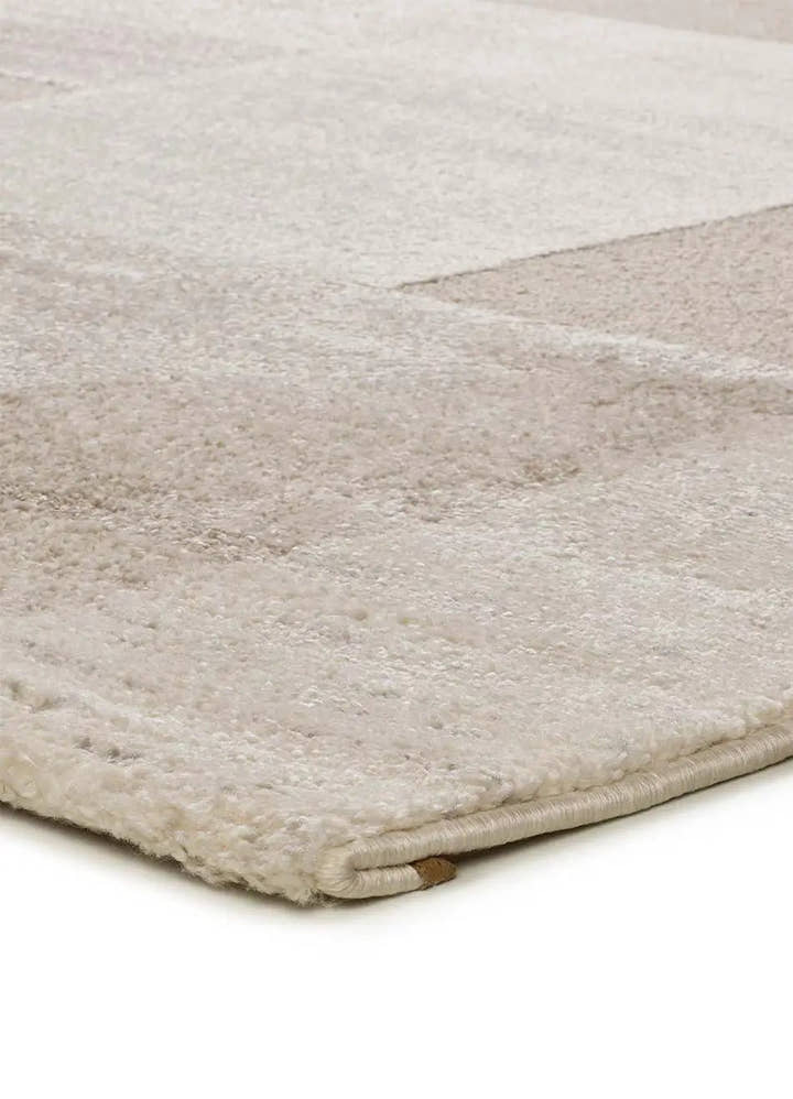 ALFOMBRA VERONA 2294 DE ESTILO GEOMÉTRICO CON RELIEVE EN COLOR CREMA - Alfombras - El Workshop-150 x 80 x 1.4 cm