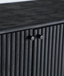 APARADOR WEIDA fabricado en madera de mango de alta calidad en negro