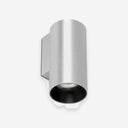 aplique de pared cuadrado de aluminio 6 x 7,2 x 12,5 cm, vista 2