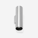 aplique de pared cuadrado de aluminio 6 x 7,2 x 22,5 cm, vista 2