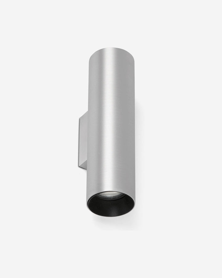 aplique de pared cuadrado de aluminio 6 x 7,2 x 22,5 cm, vista 2