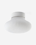 aplique de pared cuadrado de aluminio y cristal blanco 10,3 x 15 x 15 cm, vista 2