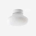 aplique de pared cuadrado de aluminio y cristal blanco 10,3 x 15 x 15 cm, vista 2