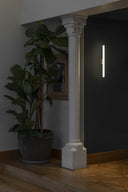 aplique de pared cuadrado de madera, ambiente