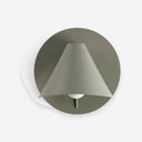 aplique de pared redondo de acero gris musgo ø21,1 x 19 cm, vista 2