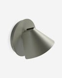 aplique de pared redondo de acero gris musgo ø21,1 x 19 cm, vista 4