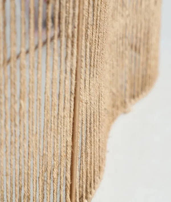 LÁMPARA DE PARED YAXUNAH marrón claro en yute - Lámparas de pared - El Workshop - yute