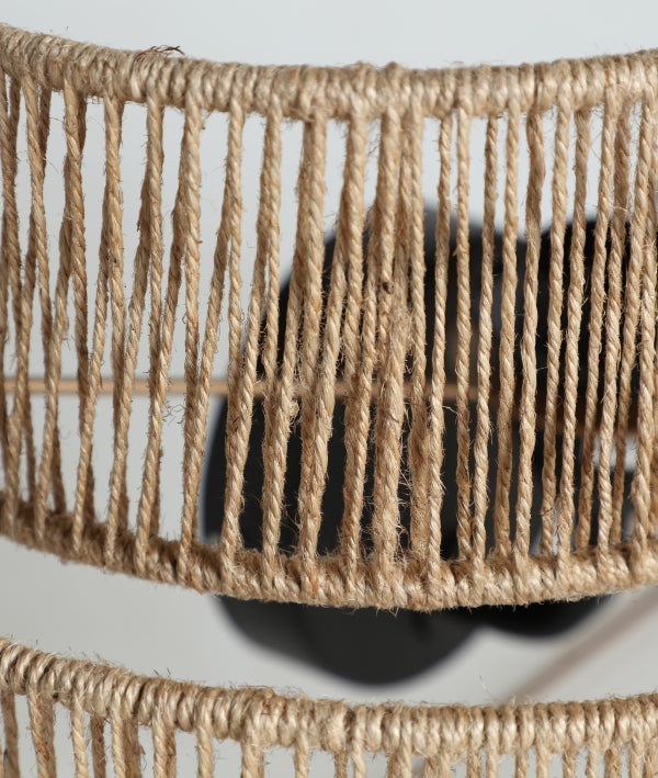 LÁMPARA DE PARED YAXUNAH marrón claro en yute